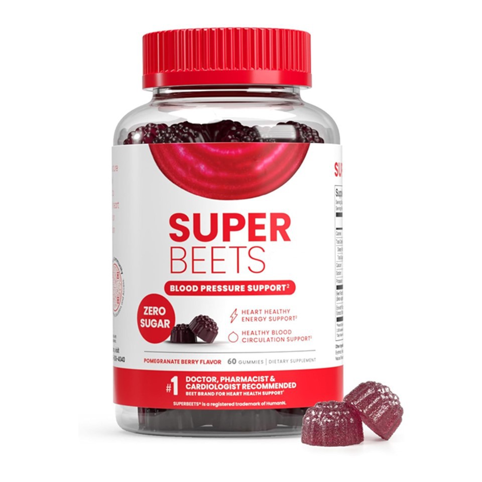 SuperBeets Yurak gumies - nol shakar