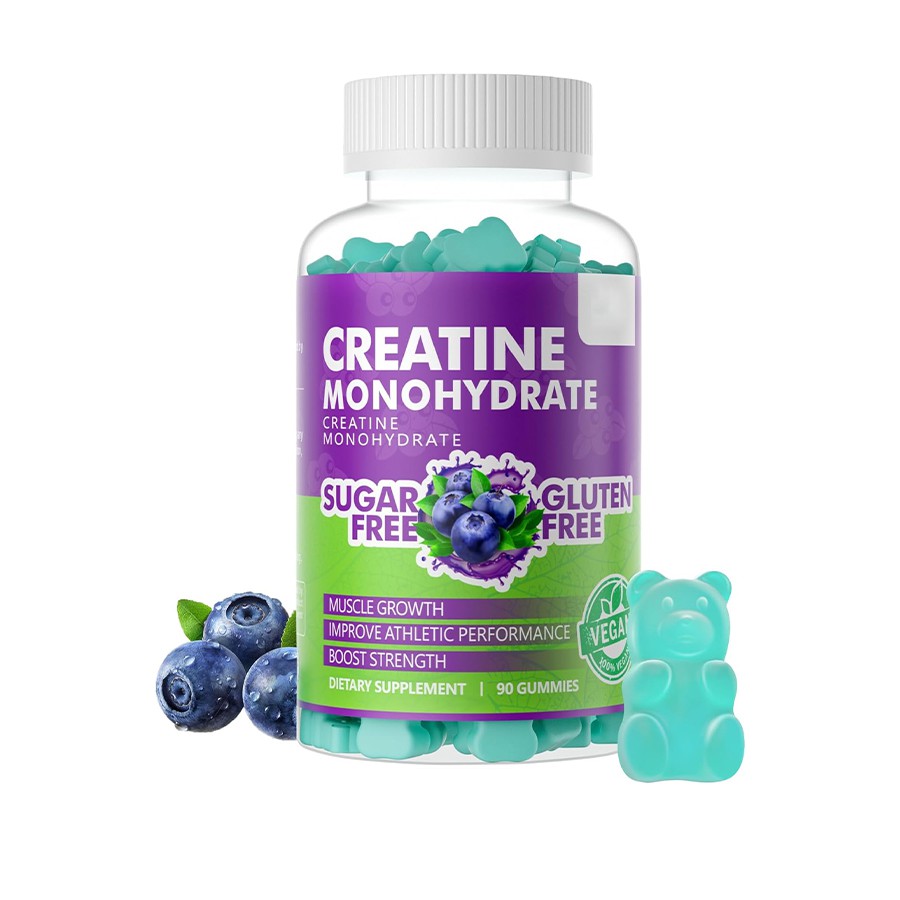 Creatin Monohidrad Gummies sizning quvvatingiz fitness kuchini to'ldiradi