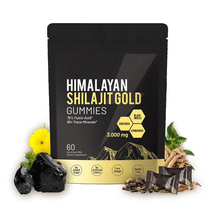 Himoloy Shilajit Gold Gummuies tabiatning kuchli sabrliligi Elixir