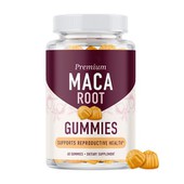 Premium Maka ildiz gummies tabiatning reproduktiv sog'lig'i uchun adapenga mos keladi